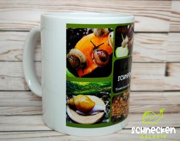 Tasse mit Schnecken und Asseln