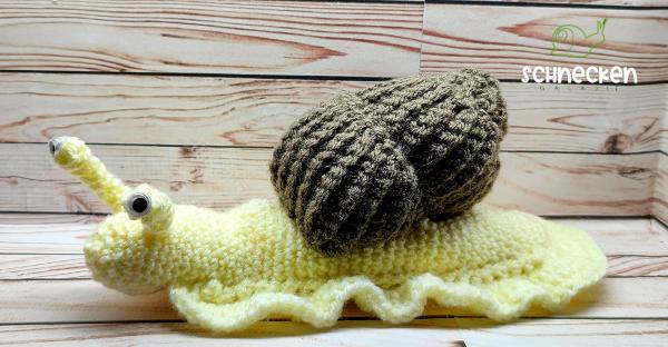 gehäkelte Achatschnecke ,,hell"