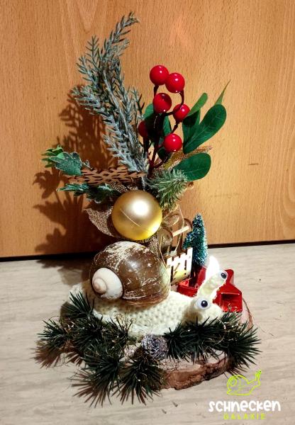 Tischdekoteller Schnecke