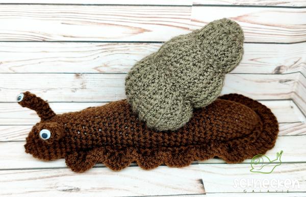 gehäkelte Achatschnecke ,,braun"